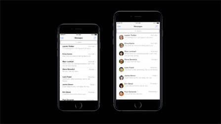 iPhone 6 Plus lets you see even more content in a new landscape view