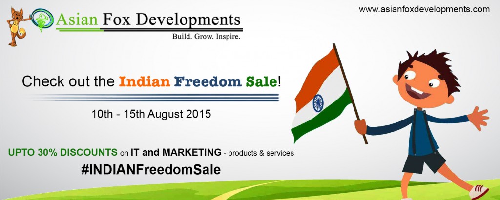 Asian Fox Developments - Indian Freedom Sale - 2015